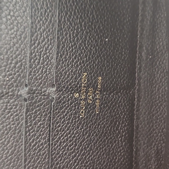 Louis Vuitton Black Embossed Leather Wallet/Wristlet - Needs Rehab - Picture 12 of 15